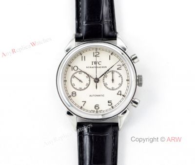 SWISS 7750 IWC Schaffhausen Portugieser Ss White Face Men Watch